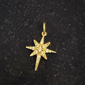 Pandora Gold Star Pendant